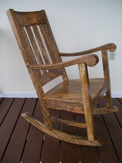 Handcrafted Mango Rocking Chair